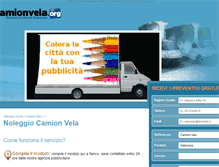 Tablet Screenshot of camionvela.org